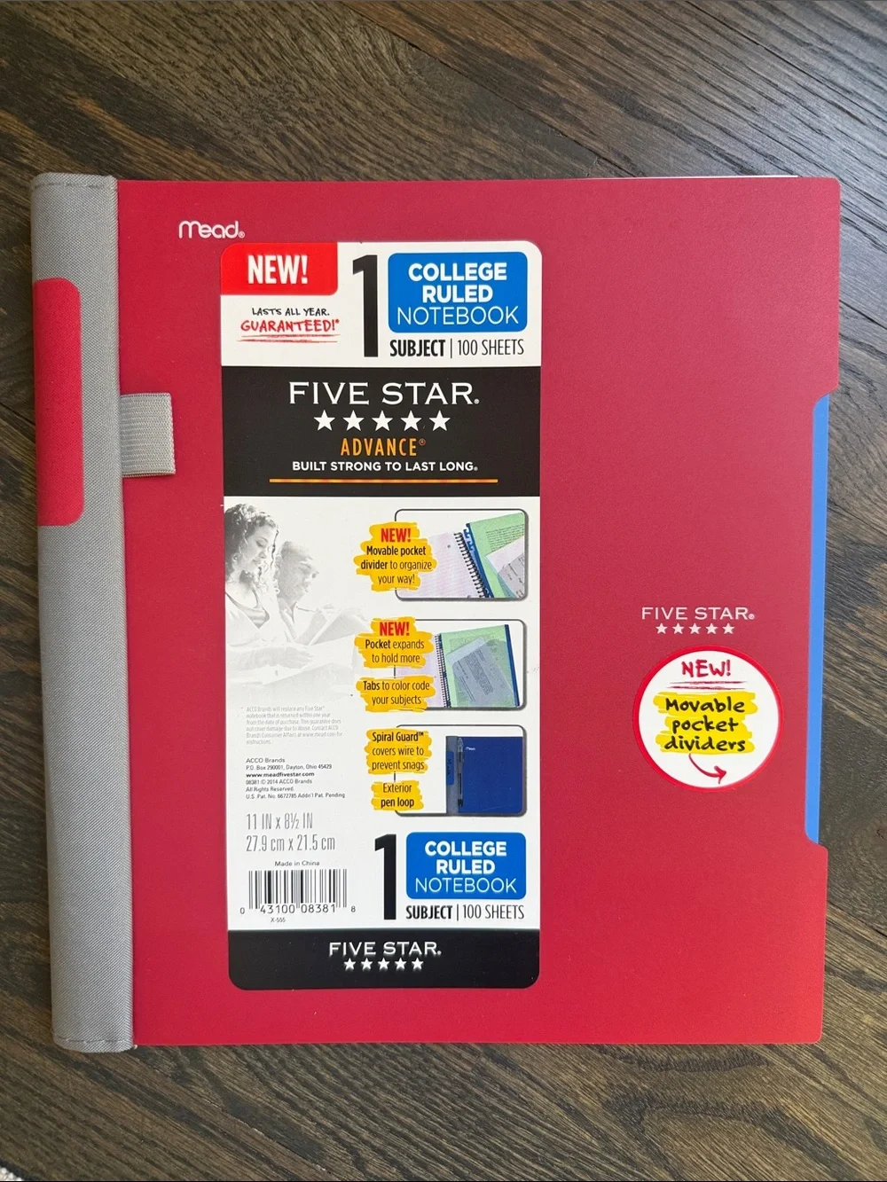 School Bundle: 2 Five Star Notebooks -1 Advance/ 1 Flex, 9 Folders, pencils, etc